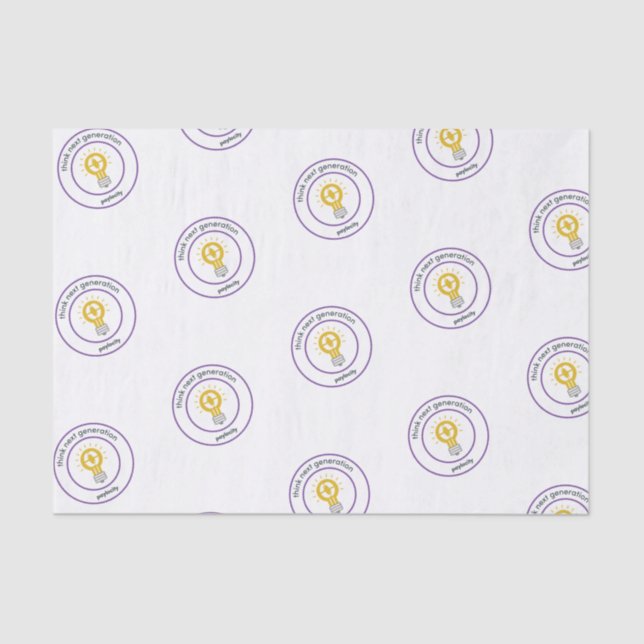 Papier Mousseline Valeurs Du Pcty Document Tissu "Think Next Gen" (Recto)