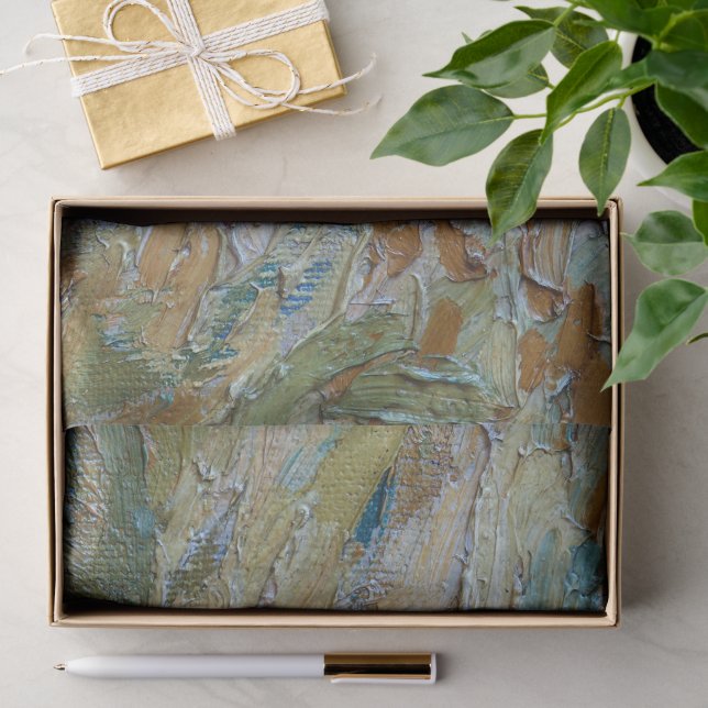 Papier Mousseline Van Gogh Artist Painting Abstract Brush Stroke  (Cadeau)
