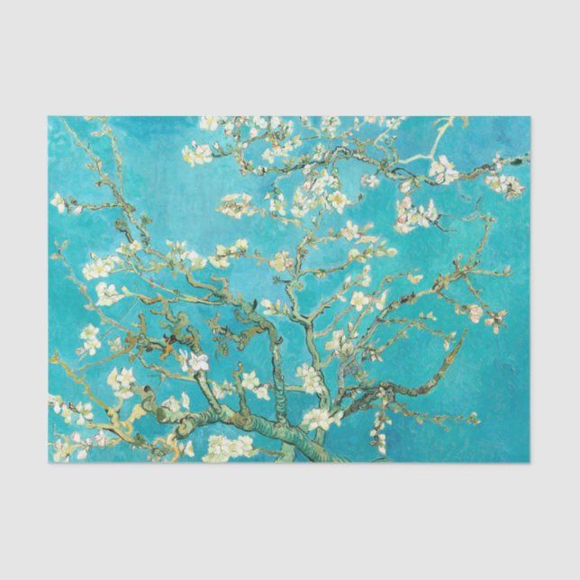 Papier Mousseline VAN GOGH Fleurs d'amandes (Recto)
