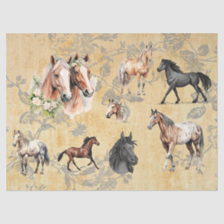 Papier Mousseline Variété de découpage du cheval