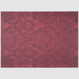 Papier Mousseline Velours embouti vintage William Morris Acorn