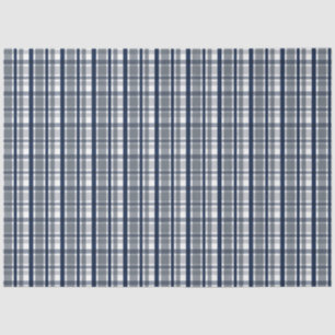 Papier Mousseline Ventilateur sportif Dallas Silver Navy Blue Plaid 