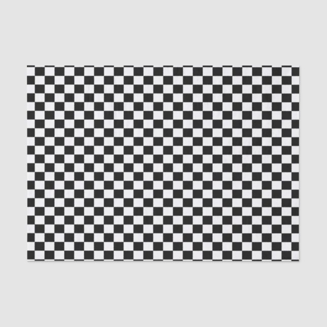 Papier Mousseline Vérificateur noir et blanc  (Recto)