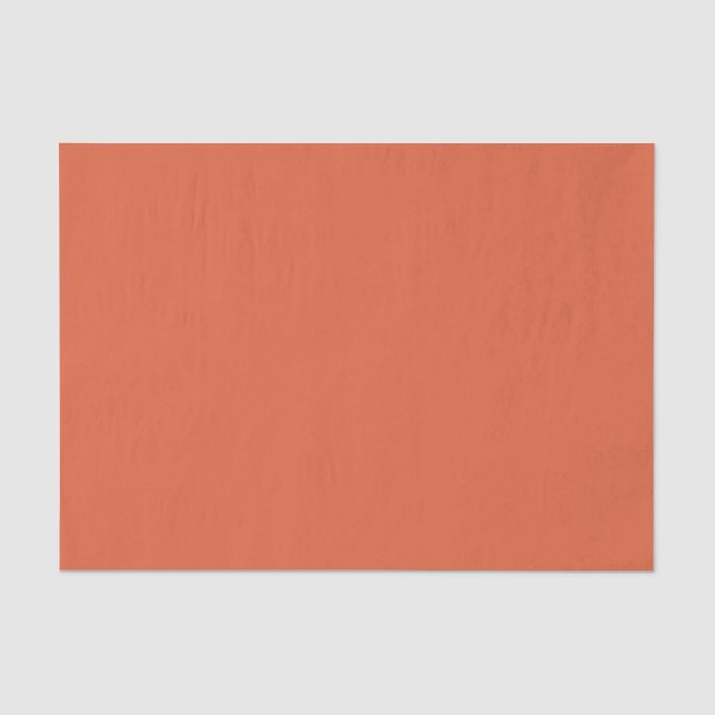 Papier Mousseline Verona Couleur uni orange coucher de soleil (Recto)