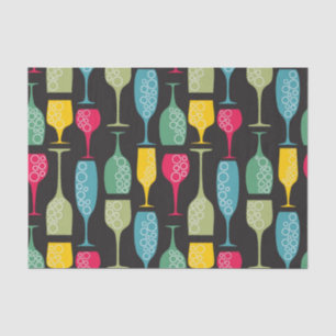 Papier Mousseline Verre à vin