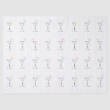 Verres à la mode frais de Martini