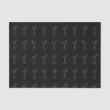 Verres au néon frais impressionnants de Martini