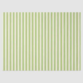 Papier Mousseline Vert clair rayé à petits carreaux vintage Fermette