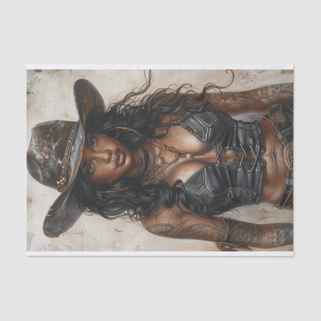 Papier Mousseline Vibes Cowgirl23 (Recto)