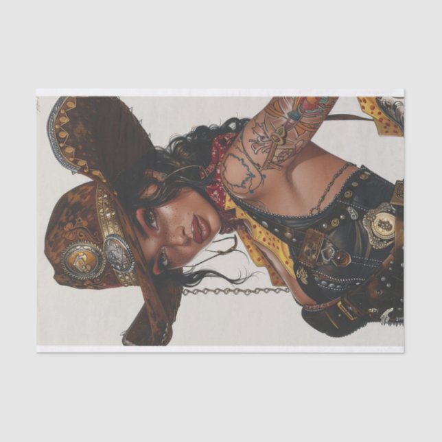 Papier Mousseline Vibes Cowgirl28 (Recto)