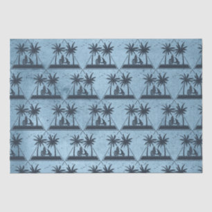 Papier Mousseline Vie de plage géométrique