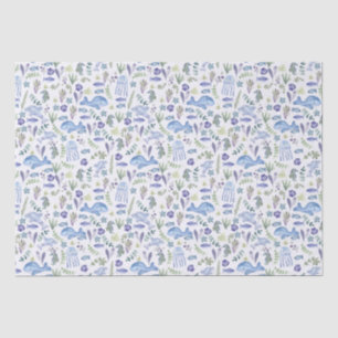 Papier Mousseline Vie marine Aquarelle moderne