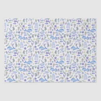 Papier Mousseline Vie marine Aquarelle moderne 