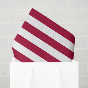 Papier Mousseline Vieille Gloire à rayure rouge (grande échelle)