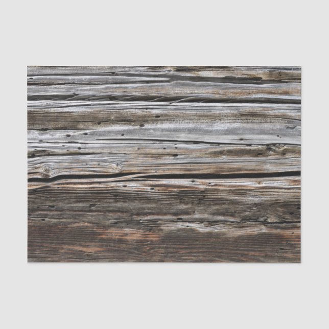 Papier Mousseline Vieille texture en bois patinée de mur (Recto)