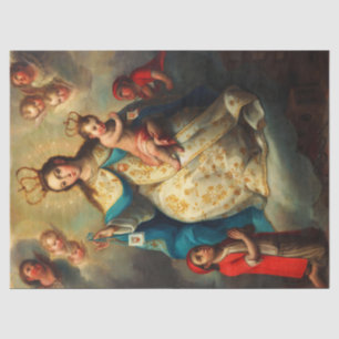 Papier Mousseline Vierge de la miséricorde par José de Paez