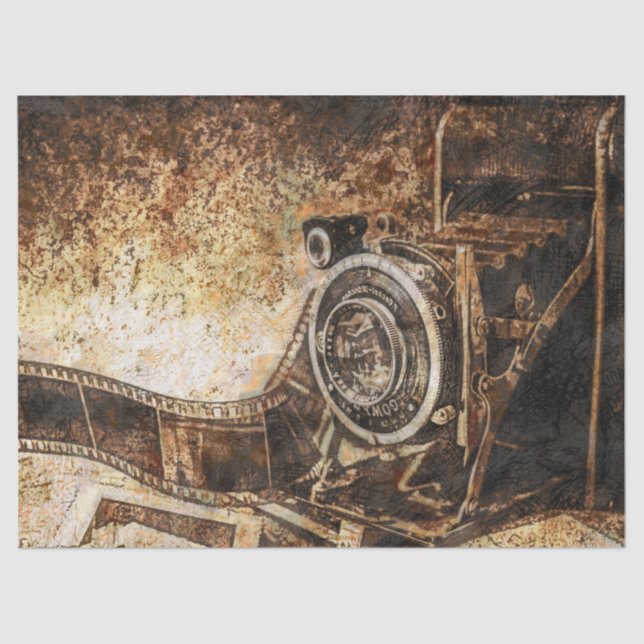 Papier Mousseline Vieux appareil photo (Recto)