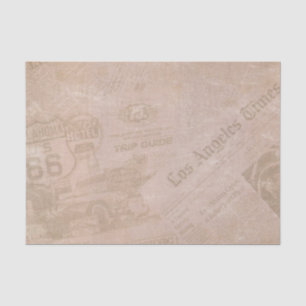 Papier Mousseline Vieux journaux