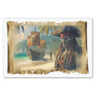 Vieux pirates du navire des Caraïbes