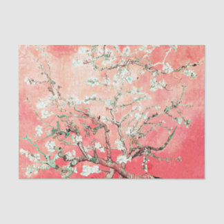 Papier Mousseline Vincent Van Gogh Almond Blossoms Pinky Peach