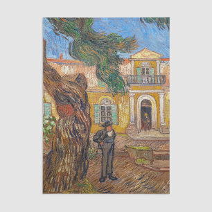 Papier Mousseline Vincent Van Gogh - Asile Saint-Paul à Saint-Remy