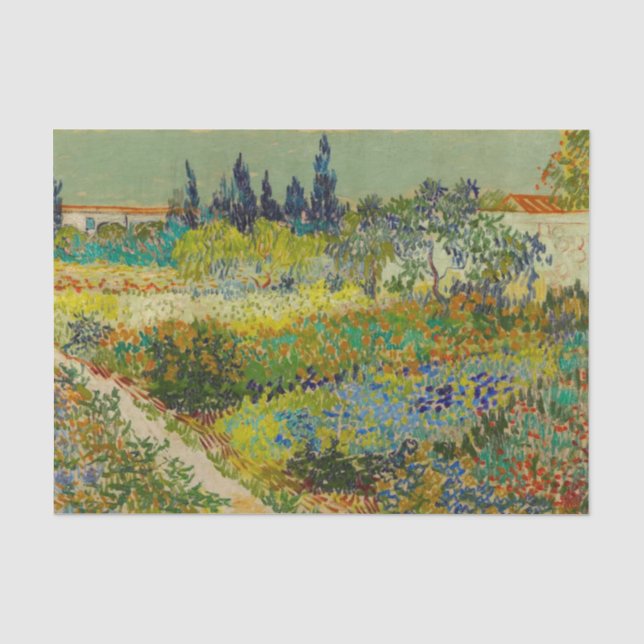 Papier Mousseline Vincent Van Gogh Garden (Recto)