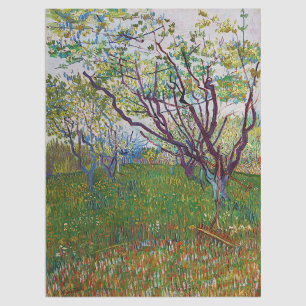 Papier Mousseline Vincent van Gogh - Le verger en fleurs