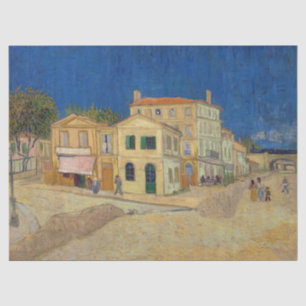 Papier Mousseline Vincent van Gogh - Maison Jaune / Rue