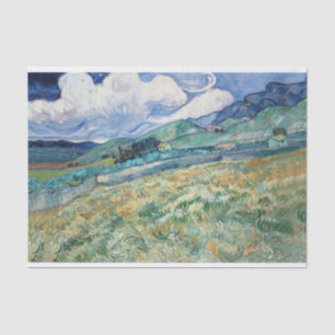 Papier Mousseline Vincent van Gogh, Paysage de Saint-Rémy (1889)