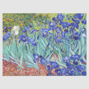 Papier Mousseline Vincent Van Gogh peignant Les Iris