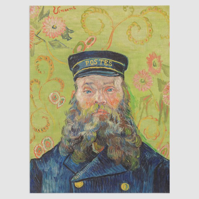 Papier Mousseline Vincent Van Gogh - Postman Joseph Roulin (Créateur téléchargé)
