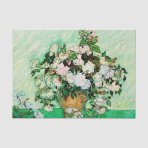 Papier Mousseline Vincent Van Gogh Roses (1890)