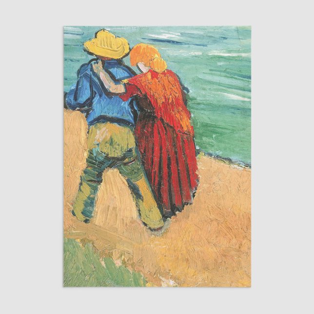 Papier Mousseline Vincent van Gogh - Two Lovers (Créateur téléchargé)