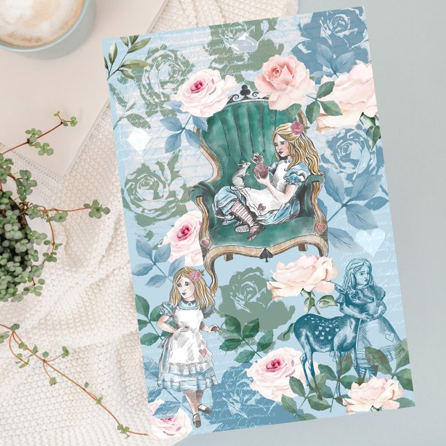 Papier Mousseline Vintage Alice (Créateur téléchargé)