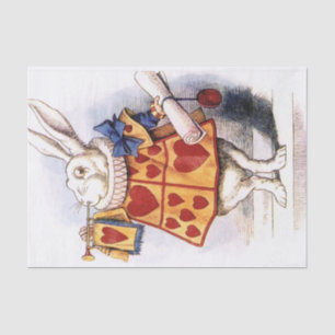 Papier Mousseline Vintage Alice au pays des merveilles Découpage lap