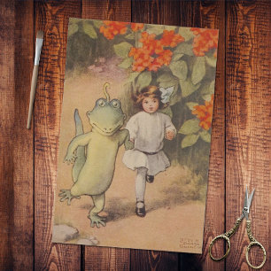 Papier Mousseline Vintage Alice's Adventures in Wonderland Griffin