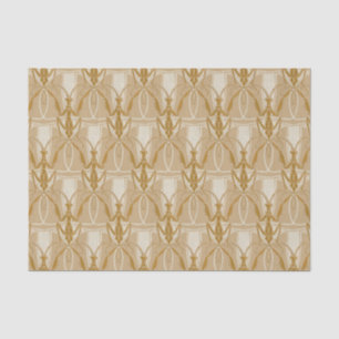 Papier Mousseline Vintage Art Nouveau prier Mantis Motif
