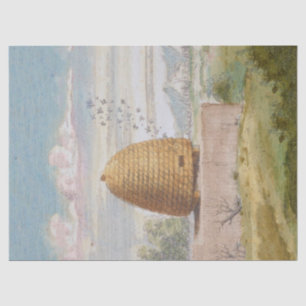 Papier Mousseline Vintage Beehip Skep Decoupage Bees Farmhouse