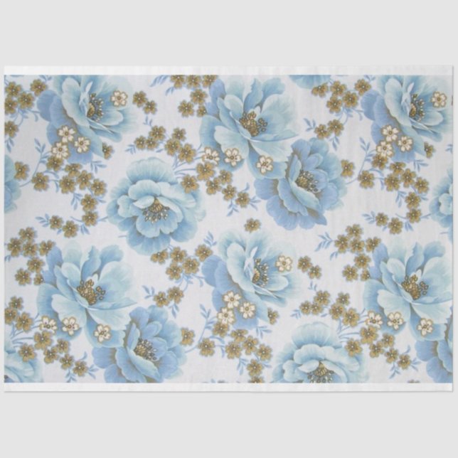 Papier Mousseline Vintage Élégant Amour Moderne (Recto)