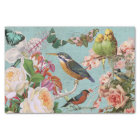 Vintage Ephemera Roses Papillons et oiseaux Collag