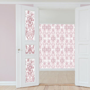 Papier Mousseline Vintage Floral Blush Rose Blanc Élégant Découpage