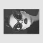 Vintage Glam Noir et Découpage Cat-Eye Cristal