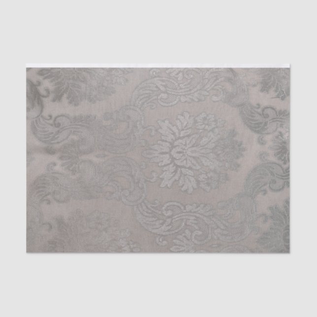 Papier Mousseline Vintage Gold Damask (Recto)