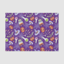 Vintage Halloween Éléments Motif papier