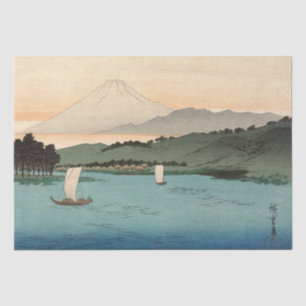 Papier Mousseline Vintage japonais Fukeiga 4 - Ukiyo-e