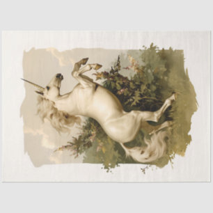 Papier Mousseline Vintage Majestic Unicorn