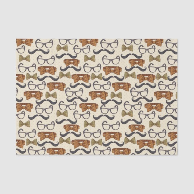 Papier Mousseline Vintage Motif (Recto)