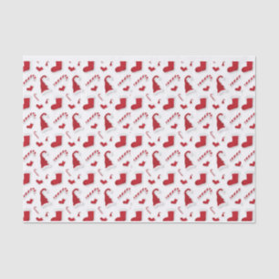 PAPIER MOUSSELINE VINTAGE NOËL SANTA CLAUSE CRAFT