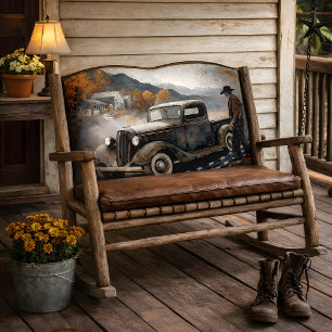 Papier Mousseline Vintage Pickup Americana Découpage