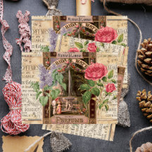 Vintage Retro Lilac Rose Savon de parfum Floride